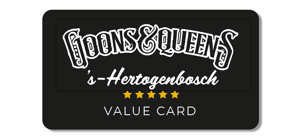 Goons & Queens cadeau kaart